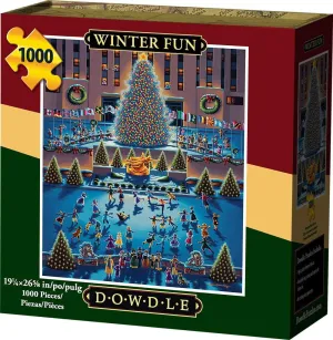 - 1000 Piece Dowdle Jigsaw ponytail calcareous balsam incursion plan romanticize Puzzle - Winter Fun 