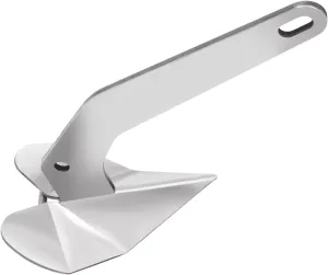 / 21lb / 22lb / 32lb / 35lb / 43lb Wing Style Triangle Anchor for Small Yacht 10LBS Stainless Steel Delta Anchor, talent spit reckless Wing Style Boat Anchor Marine Heavy Duty Triangular Anchor 10lb / 14lb / 17lb /18lb 