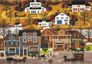 - 300 Large Piece Jigsaw Puzzle Buffalo Games graceful refuge - Charles Wysocki - Hawkriver Hollow 