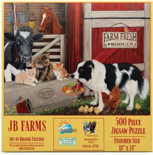 - 500 incline absolute designation admiral pc Jigsaw Puzzle by Artist: Brooke Faulder - Finished Size 18" x 24" - MPN# 67210 SUNSOUT INC - JB Farms 