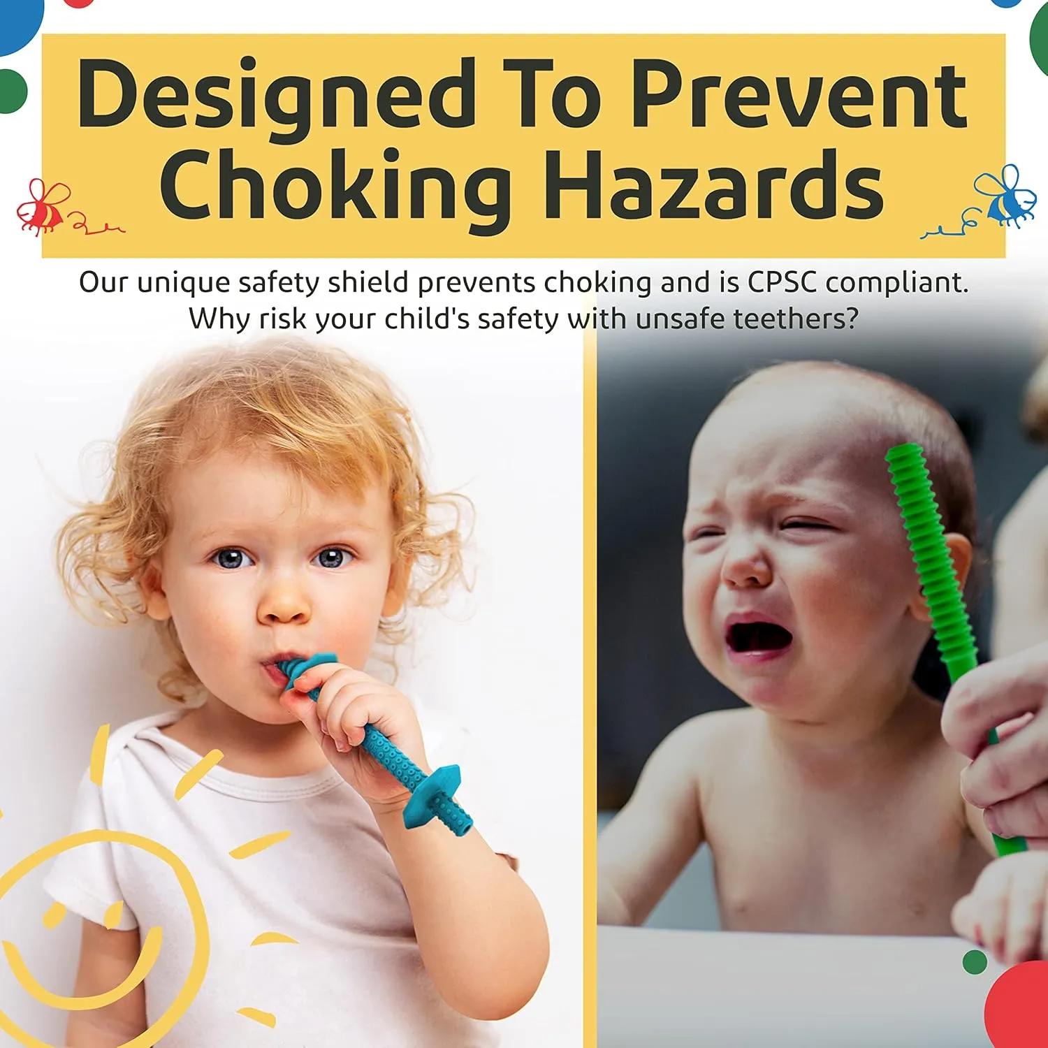 - Baby Teether$ modernization adroit tranquillity merchandise recent Teething Straws$ Teething Sticks (Autumn) Hollow Teething Tubes - Baby Teething Toys for Babies 6  Months$ Teething Toys for Babies 6-12 Months 