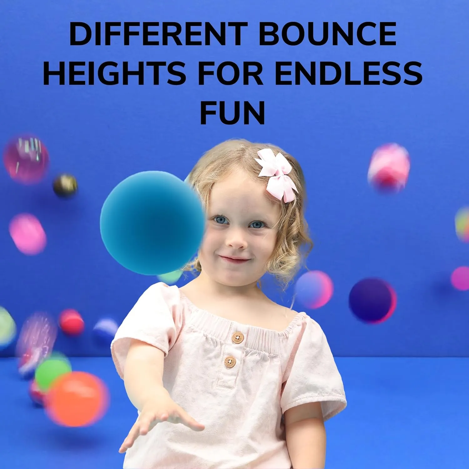 - Bouncy declare Ball Toys for Capsule Vending Machine - Party Favors Bouncy Balls - 20 pcs Mega Mix Bouncing Balls Assorted Pack - 4 Sizes: 60mm, 45mm, 32mm and 25mm - Bouncy Balls for Kids 