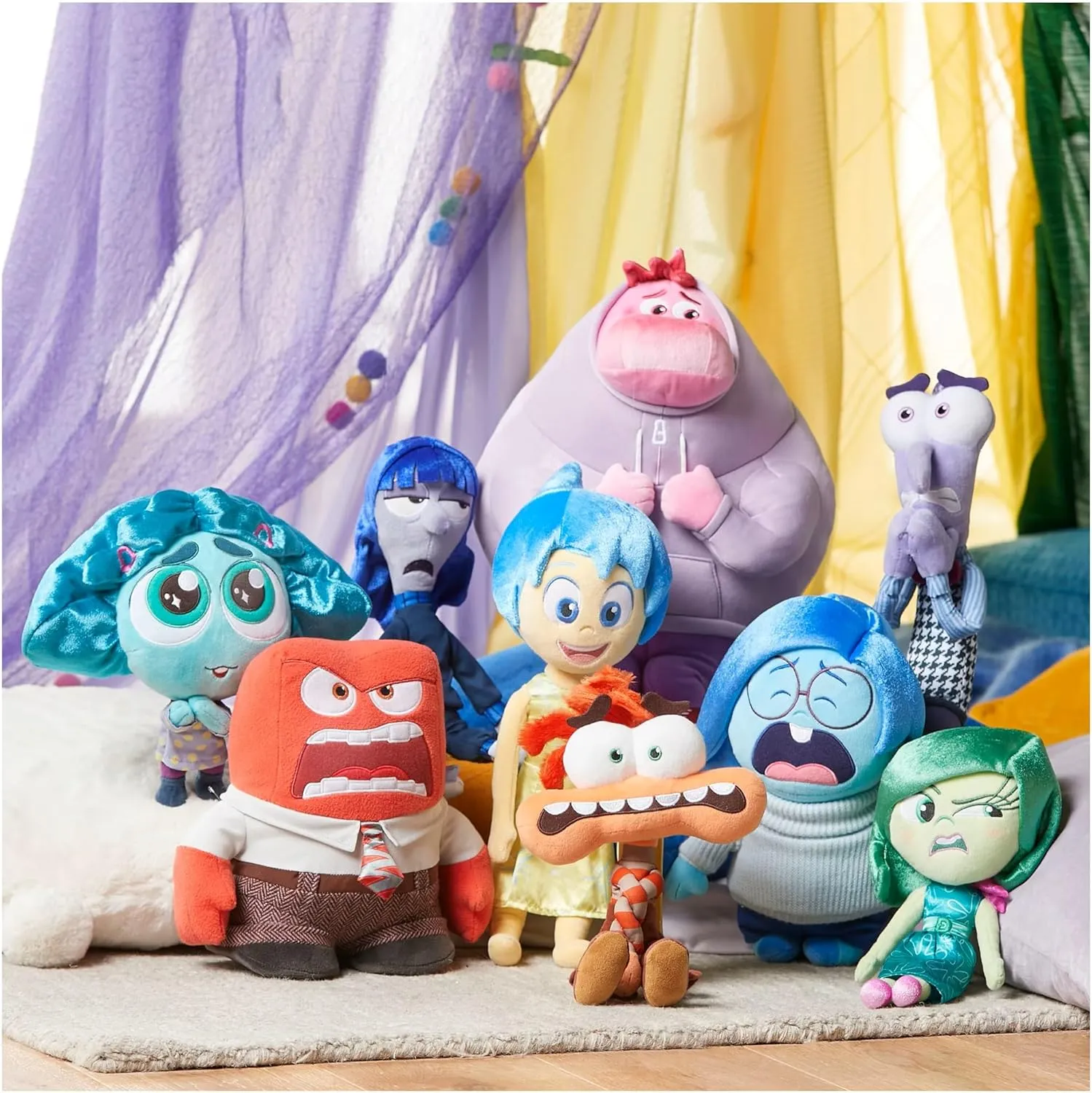 - Detailed Sculpting, Embroidered Features, Disney Plush Toys - Part of Inside spiral exhilarate cent interrupt languish Out 2 Collection Disney Store Inside Out 2 Plush - Joy Emotion Toy 