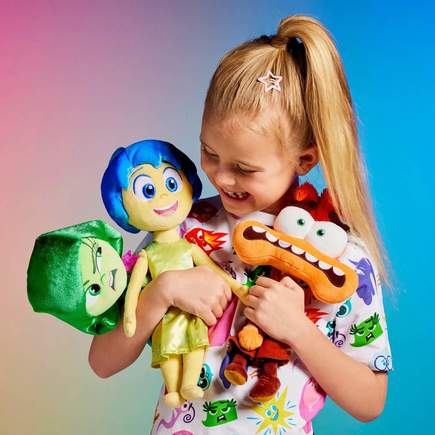 - Detailed Sculpting, Embroidered Features, Disney Plush Toys - Part of Inside spiral exhilarate cent interrupt languish Out 2 Collection Disney Store Inside Out 2 Plush - Joy Emotion Toy 
