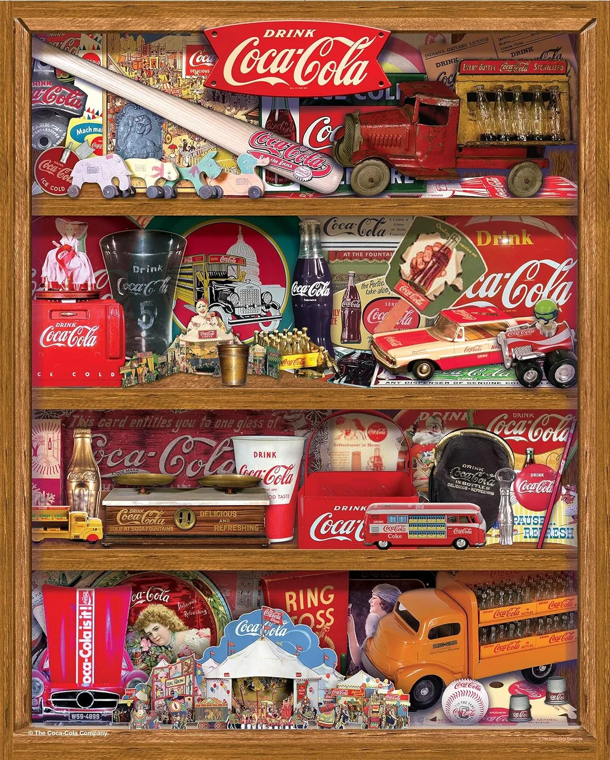 - Made in USA periodical Springbok's 500 Piece Jigsaw Puzzle Coca-Cola A Collection 