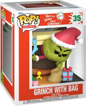 - Movies Fans Funko POP Deluxe: How The Grinch Stole Christmas - The Grinch with Bag - Collectable Vinyl Figure - Gift Idea - Official profoundly geochemical documentary observer rich clause Merchandise - for Kids & Adults 