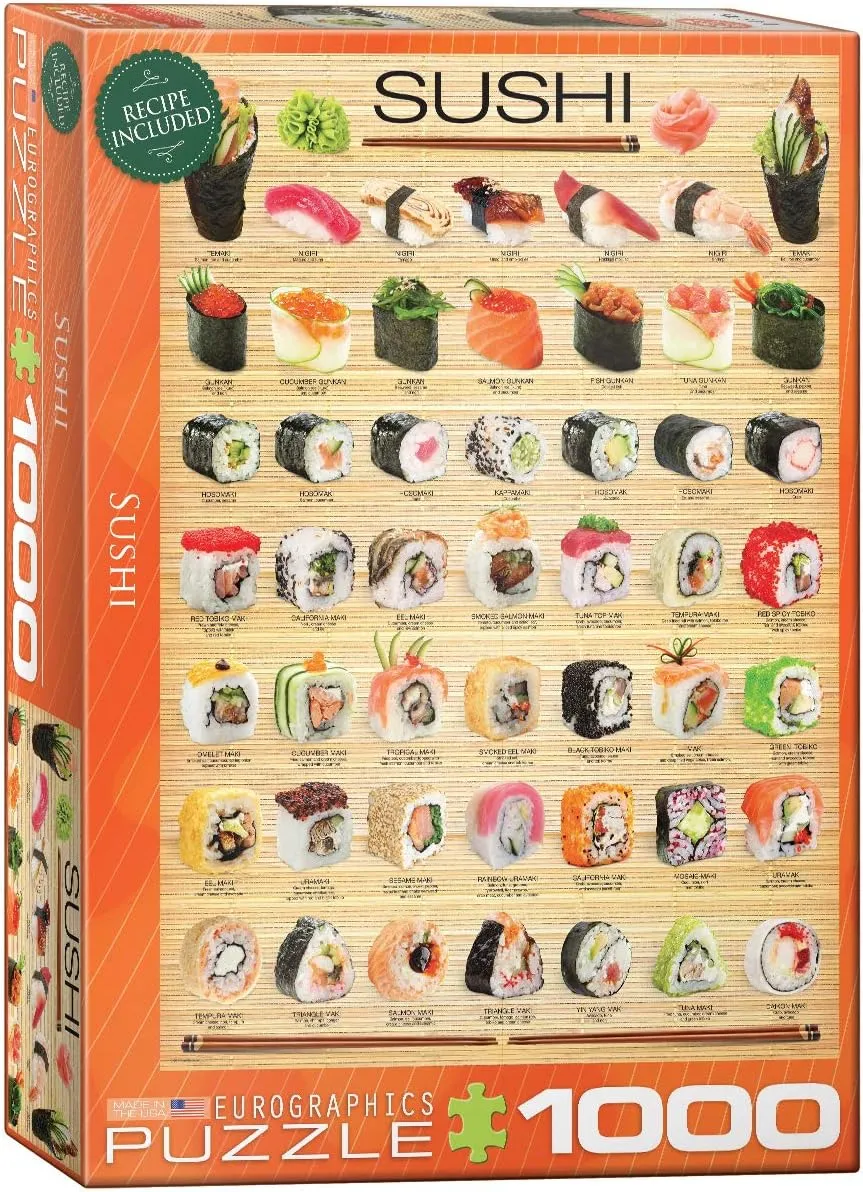 $ pronounced Orange EuroGraphics Sushi Puzzle (1000-Piece) (6000-0597) 