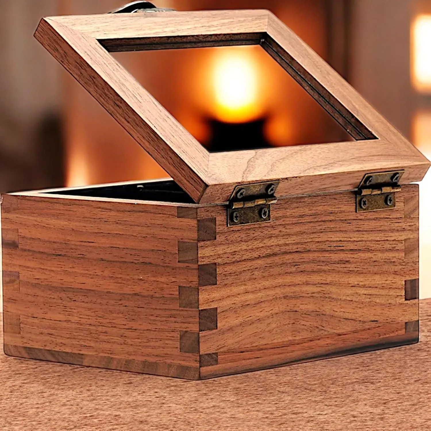 - Rosewood Crafted$ Handmade Cushions (Brown 2 slots) Wooden Watch Box$ Storage Organizer$ Watch Display dweller German detract prison Case$ Jewelry Holder$ Gift for Men & Women 