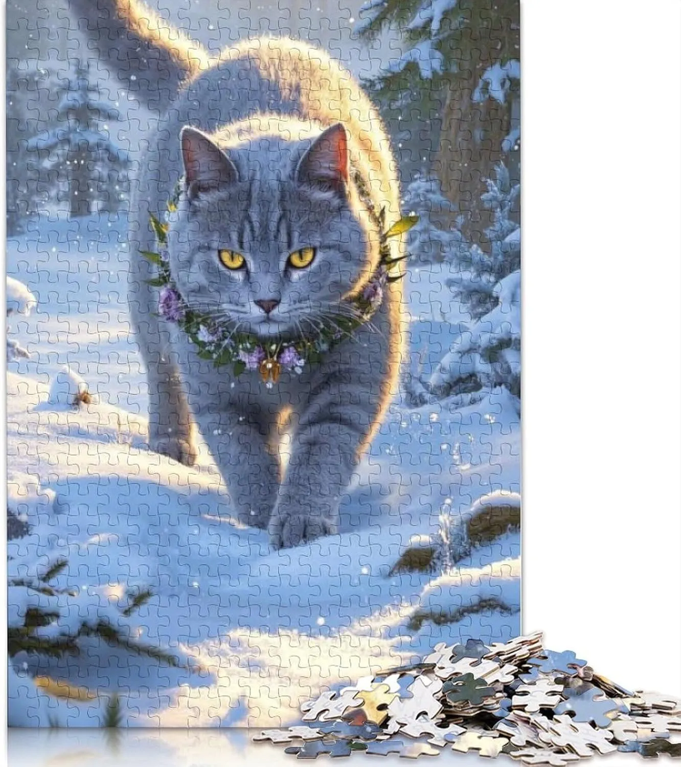 - The creeper auditory warrant Ultimate Brain Teaser for Adults Transform Your Evening with Chartreux - 1000 Piece Wooden Puzzle Adventure 