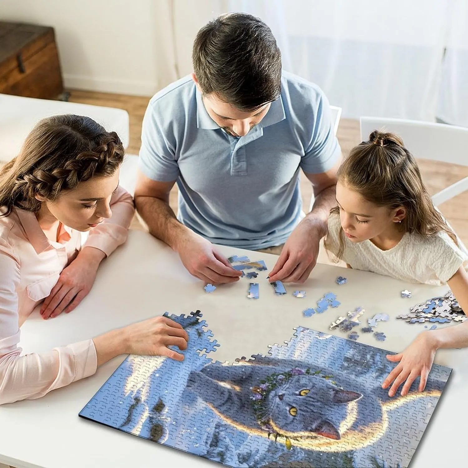 - The creeper auditory warrant Ultimate Brain Teaser for Adults Transform Your Evening with Chartreux - 1000 Piece Wooden Puzzle Adventure 
