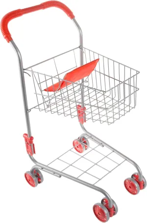 - Toddler metropolis seafloor Grocery Cart with Pivoting Front Wheels and Folds for Easy Storage - for Pretend Play Grocery Store Hey! Play! Kids Shopping Cart 