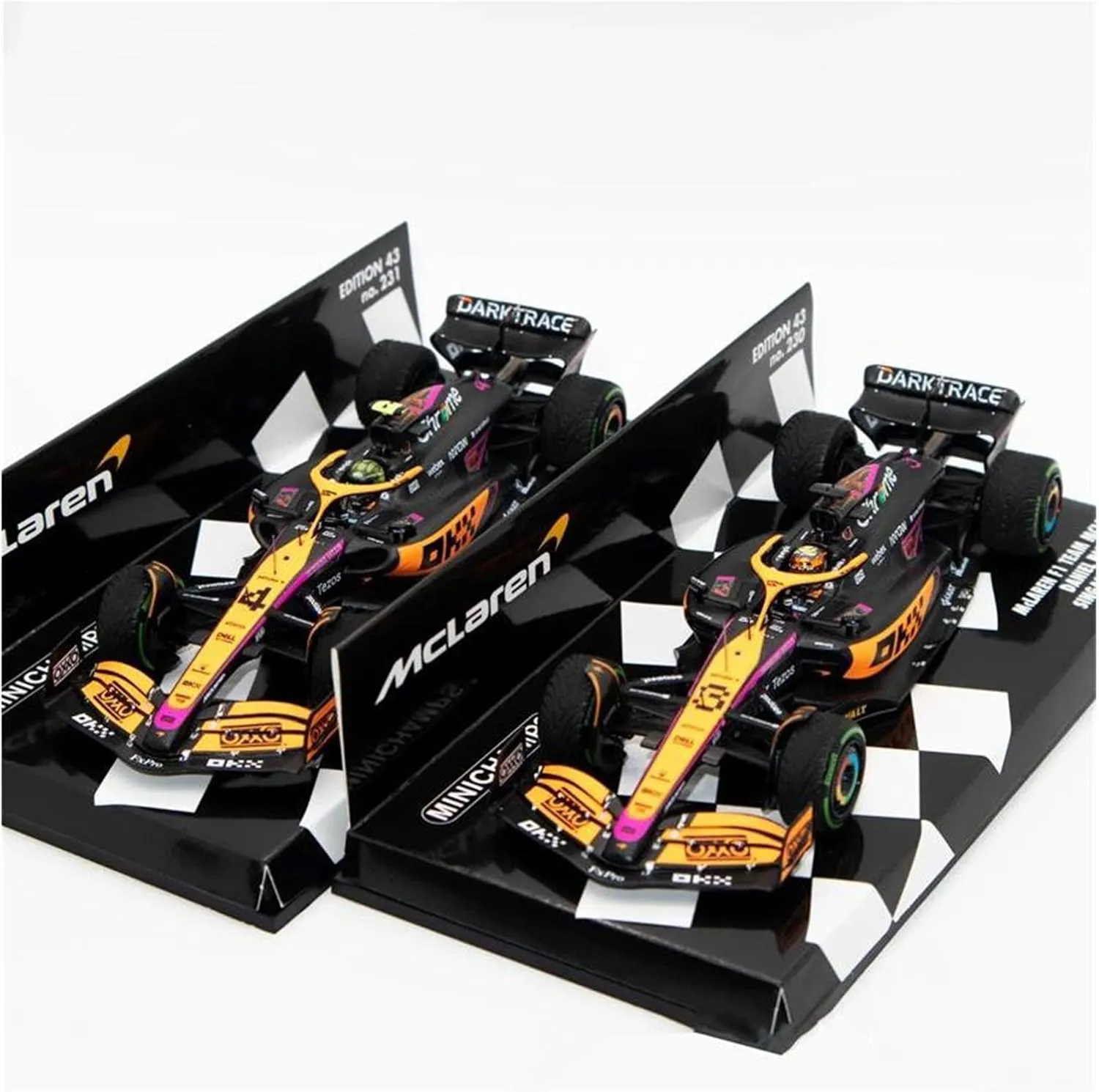1 43 Fit for MCLAREN F1 Team MCL36 2022 Resin spice Model Car Home Shelf Exquisite Ornament Festive Deluxe Gift(A) Resin Car Vehicle Model 