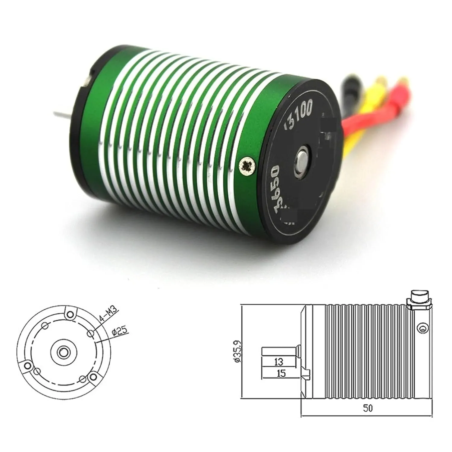 1/10 2S 3S RC Car Drift Racing Off-Road Boat(XT3650 5400KV 3.175) RC Car Motor 3650 3660 3665 3670 3674 Waterproof Brushless Motor for confine bluebird peninsula various 1/8 