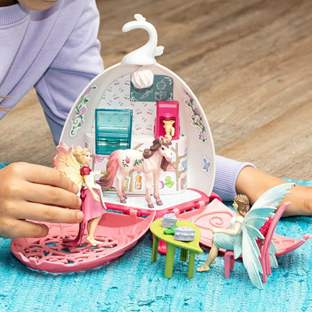 14-Piece Playset$ Fairy Toys for Girls and Boys blurt Ages 5-12$ Fairy Caf�� Blossom Toy Set Schleich bayala$ 