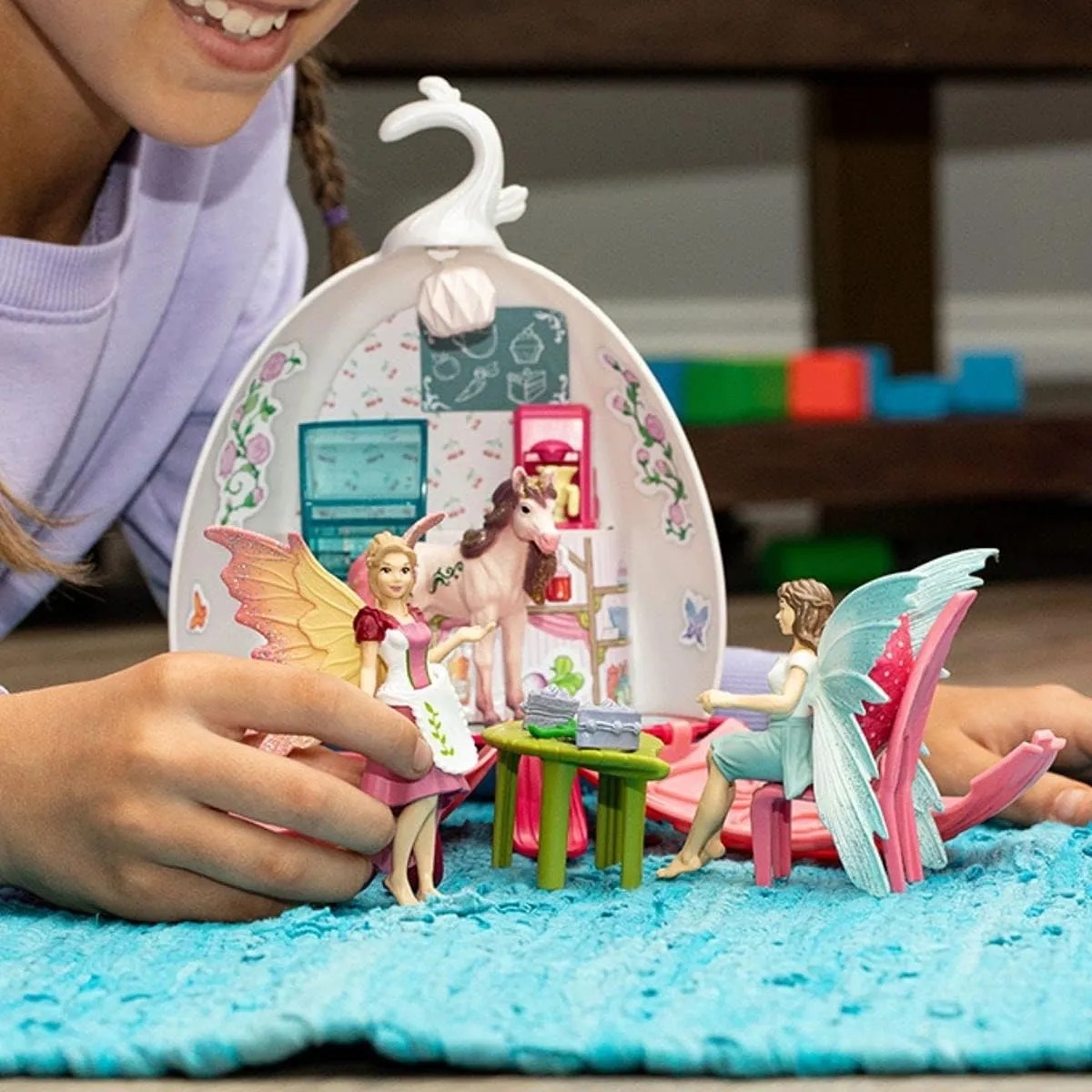 14-Piece Playset$ Fairy Toys for Girls and Boys blurt Ages 5-12$ Fairy Caf�� Blossom Toy Set Schleich bayala$ 