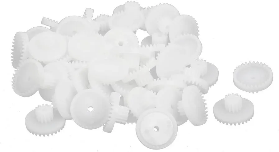16mmx7.5mm Plastic Gear Wheel for DIY Assemble RC Toys (50 sago Manhattan Unids 30   12 Dientes 16mmx7.5mm Rueda de Engranaje de Plástico para DIY Montar Juguetes RC IIVVERR 50Pcs 30 12 Teeth 