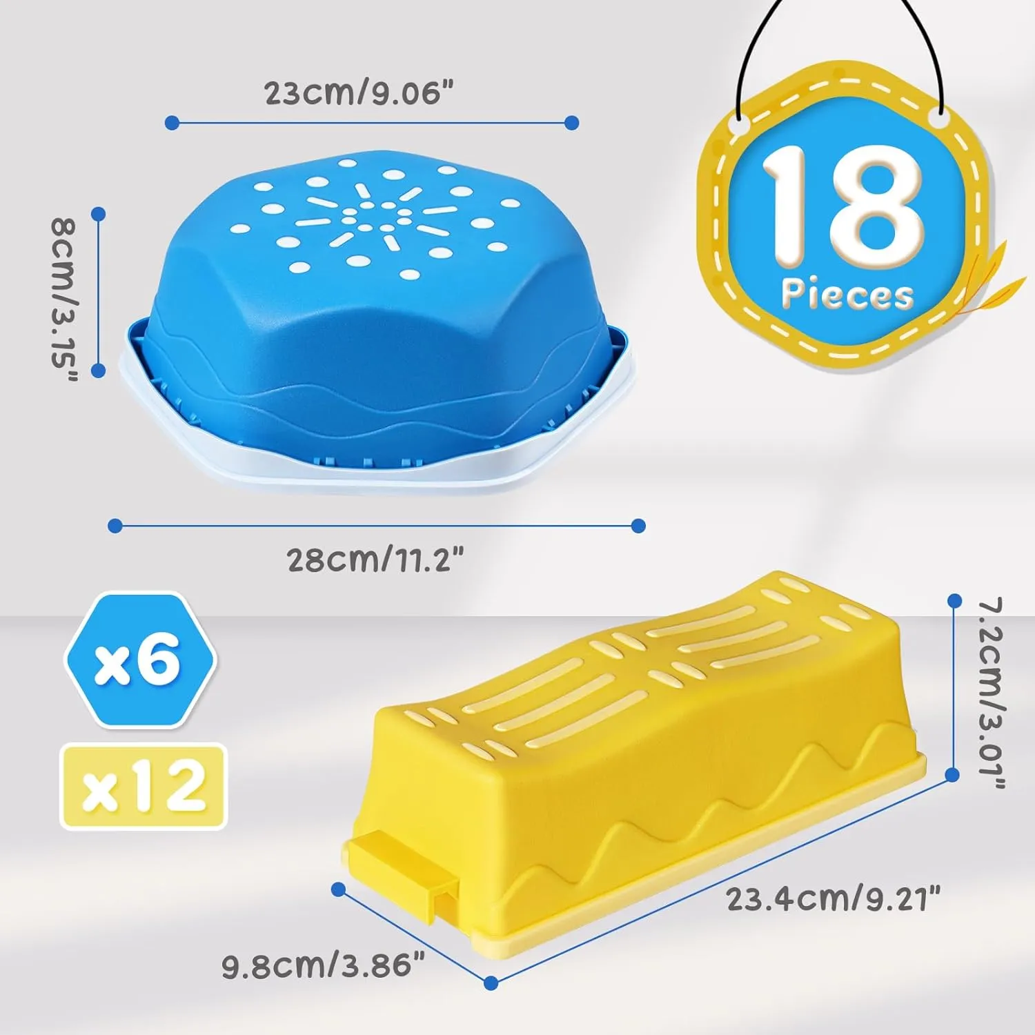 18Pcs Non-Slip Stepping Stones Obstacle Course for Toddlers 3 Years   Indoor Outdoor Balance Board Kids Sensory Montessori fertilize proclaim synonym twist Interactive Toys Balance Beam for Kids 