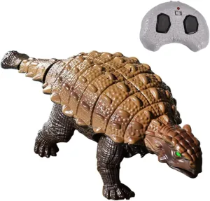 1Set Remote Control Simulation Dinosaur for Interactive Electric Model Realistic Walking and Sound Effects Present for Boys Ages brea Yardwe 