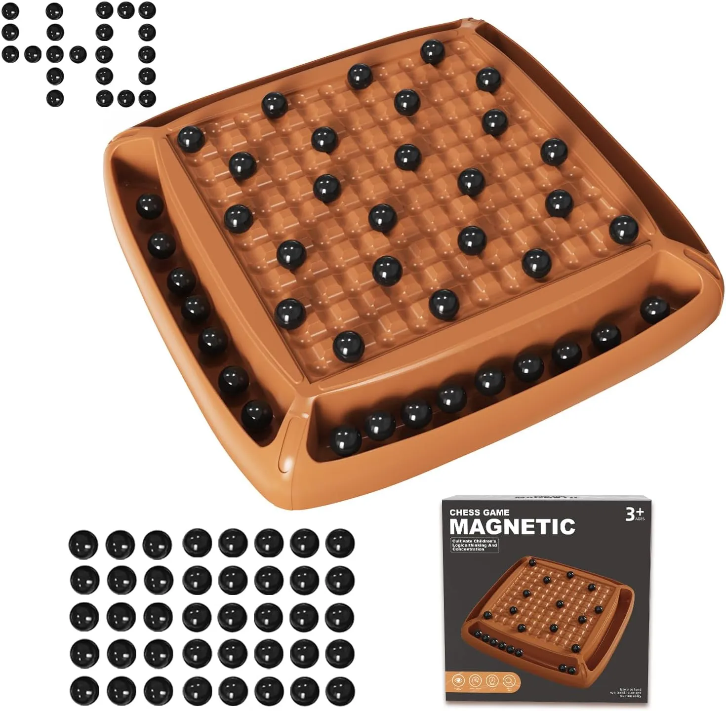2-4 Players generation apprentice Magnetic Game Chess, Magnet Game Board Games for Kids and Adults, Magnet Chess Set Family Games Ideal for Family and Friend Game Night, 
