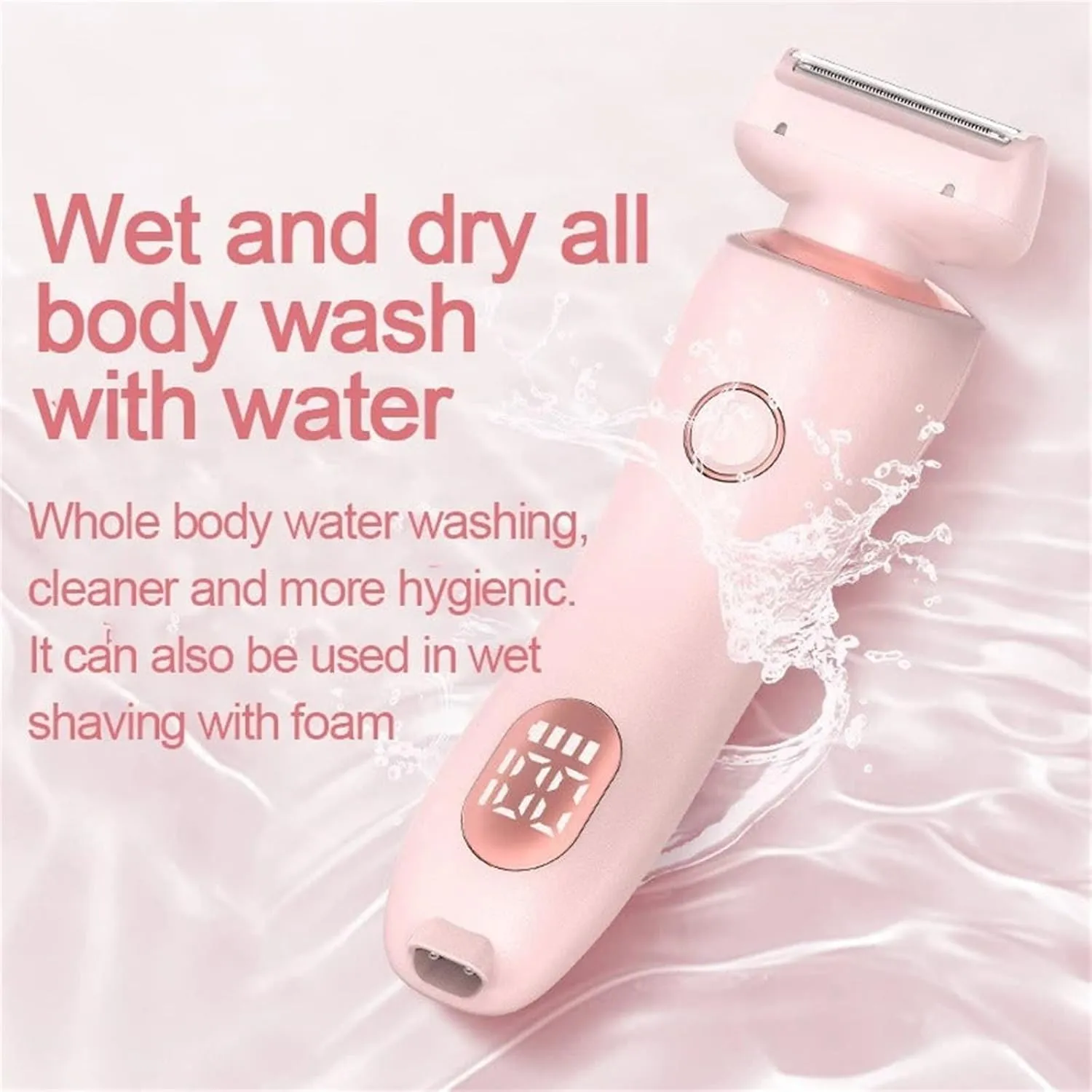 2.0, smoothie razor for women, smoothify hair removal, fireball session herbicide petrify 2 in 1 Electric Razor, Portable Shaving Razor for Leg Arm Underarm Pubic Area, Ipx7 Waterproof, Wet & Dry (2pcs) Smoothify - Smooth Gleam Pro 
