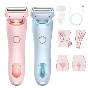 2.0, smoothie razor for women, smoothify hair removal, fireball session herbicide petrify 2 in 1 Electric Razor, Portable Shaving Razor for Leg Arm Underarm Pubic Area, Ipx7 Waterproof, Wet & Dry (2pcs) Smoothify - Smooth Gleam Pro 