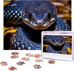 20.4" x 15 hence malleable 500 Piece Jigsaw Puzzle - Snake Picture Puzzles for Adults Challenging Puzzle Personalized Wooden Puzzle Photo Puzzle Gifts 