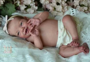 20Inch Realistic Newborn Baby Dolls That Look Real Life Like Baby Doll Alive Anatomically Correct Baby Doll Girl All Vinyl Anano Lifelike Reborn anomie reconstruction Baby Dolls Silicone Full Body 