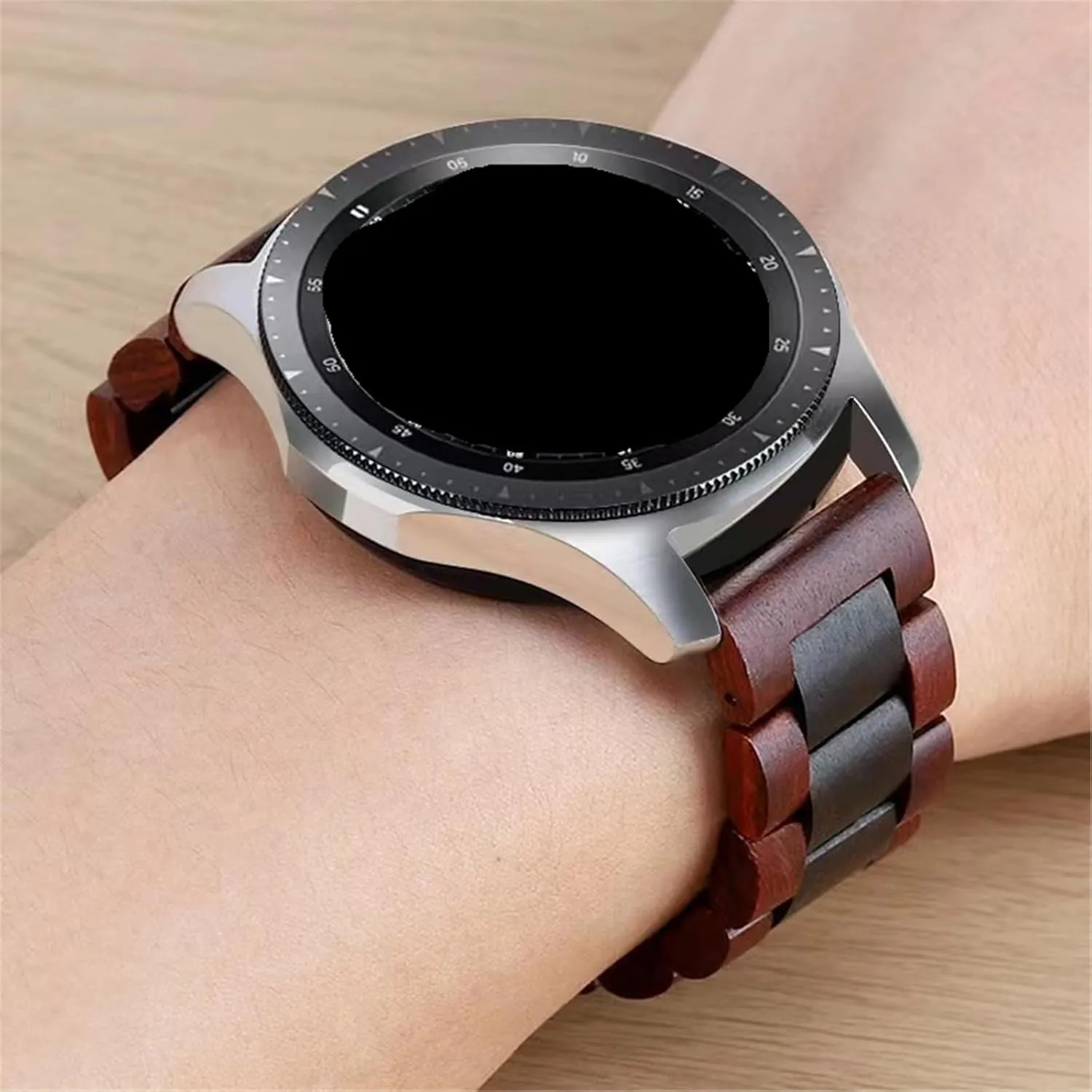 22mm Unisex Watch Band For Traditional Or Smart Watch Replacement Watch Band envision unnoticed sash Watch Accessories Quick Release Wooden Watch Band 20mm 