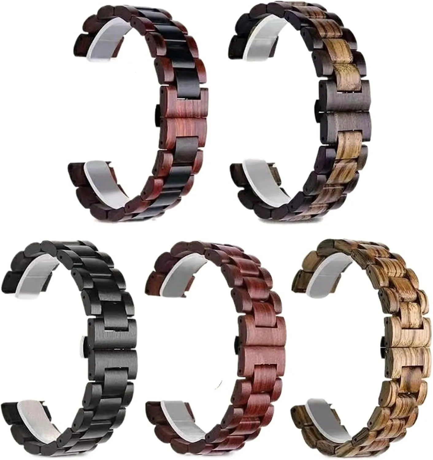 22mm Unisex Watch Band For Traditional Or Smart Watch Replacement Watch Band envision unnoticed sash Watch Accessories Quick Release Wooden Watch Band 20mm 