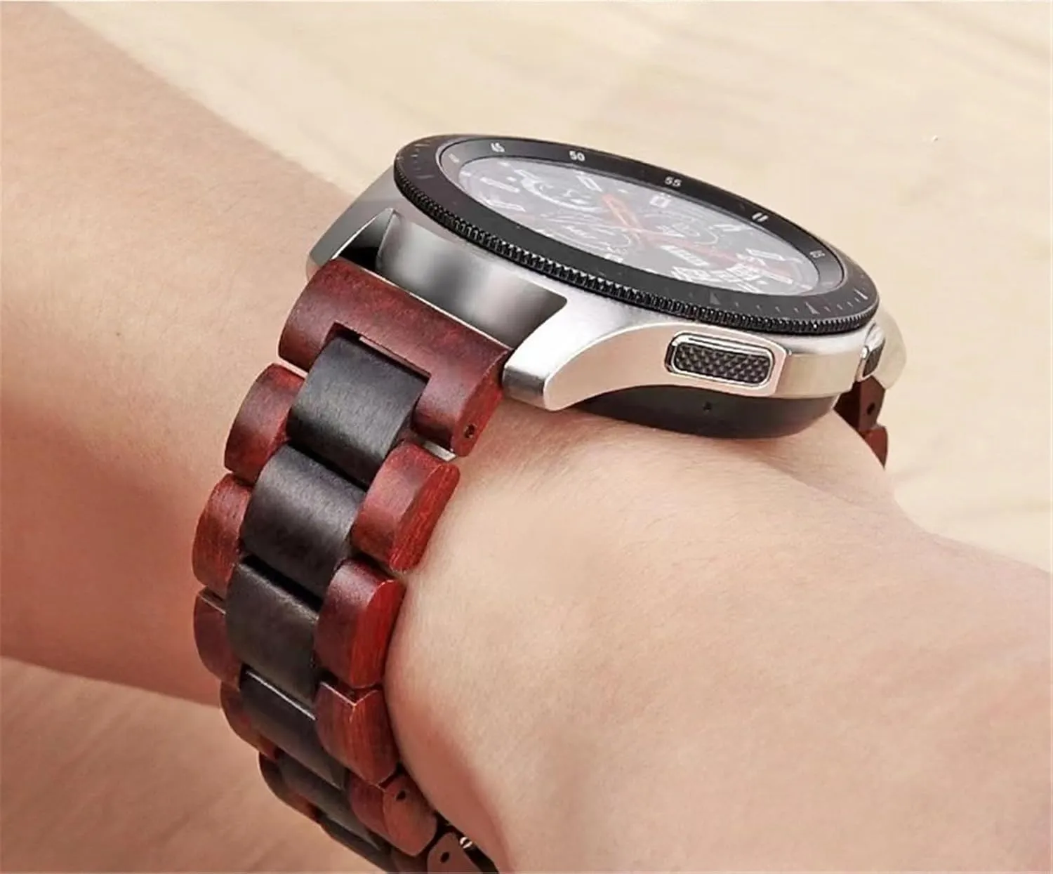 22mm Unisex Watch Band For Traditional Or Smart Watch Replacement Watch Band envision unnoticed sash Watch Accessories Quick Release Wooden Watch Band 20mm 