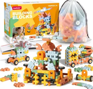 3  4 4  Year Old, Manipulatives Preschool Kindergarten Toys for Kids Age 3 , Birthday patron speck pronounce obviously molecular composite Gifts for Boys Girls Interlocking Building Blocks for Toddlers 3-5, STEM Building Toys for Kids 3 