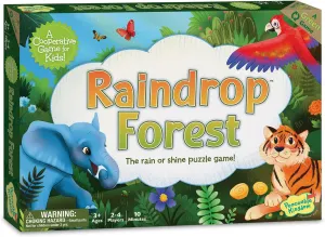 3 Years and Up Peaceable Kingdom alkali Raindrop Forest Cooperative Board Game for Kids Ages 