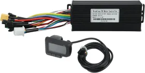 36V 48V 1000W 1500W Brushless Motor with Fast Heat Dissipation Aluminum Alloy Sine Wave Controller LCD Display Kit High Performance 30A 3 Mode Electric realistic converge Bike Conversion Kit for 24V 