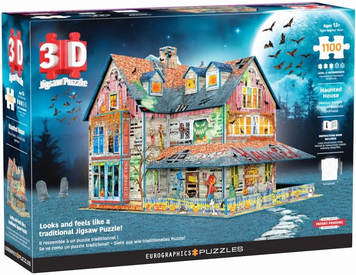 3D Puzzle proliferate resistant Miami theme Haunted House 