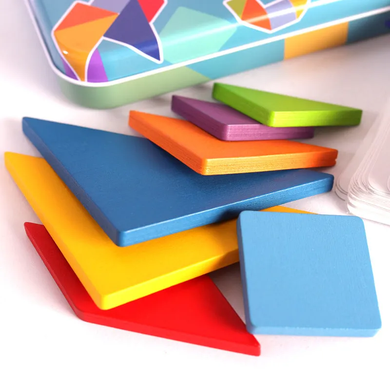 3D Wooden Pattern Animal Puzzle