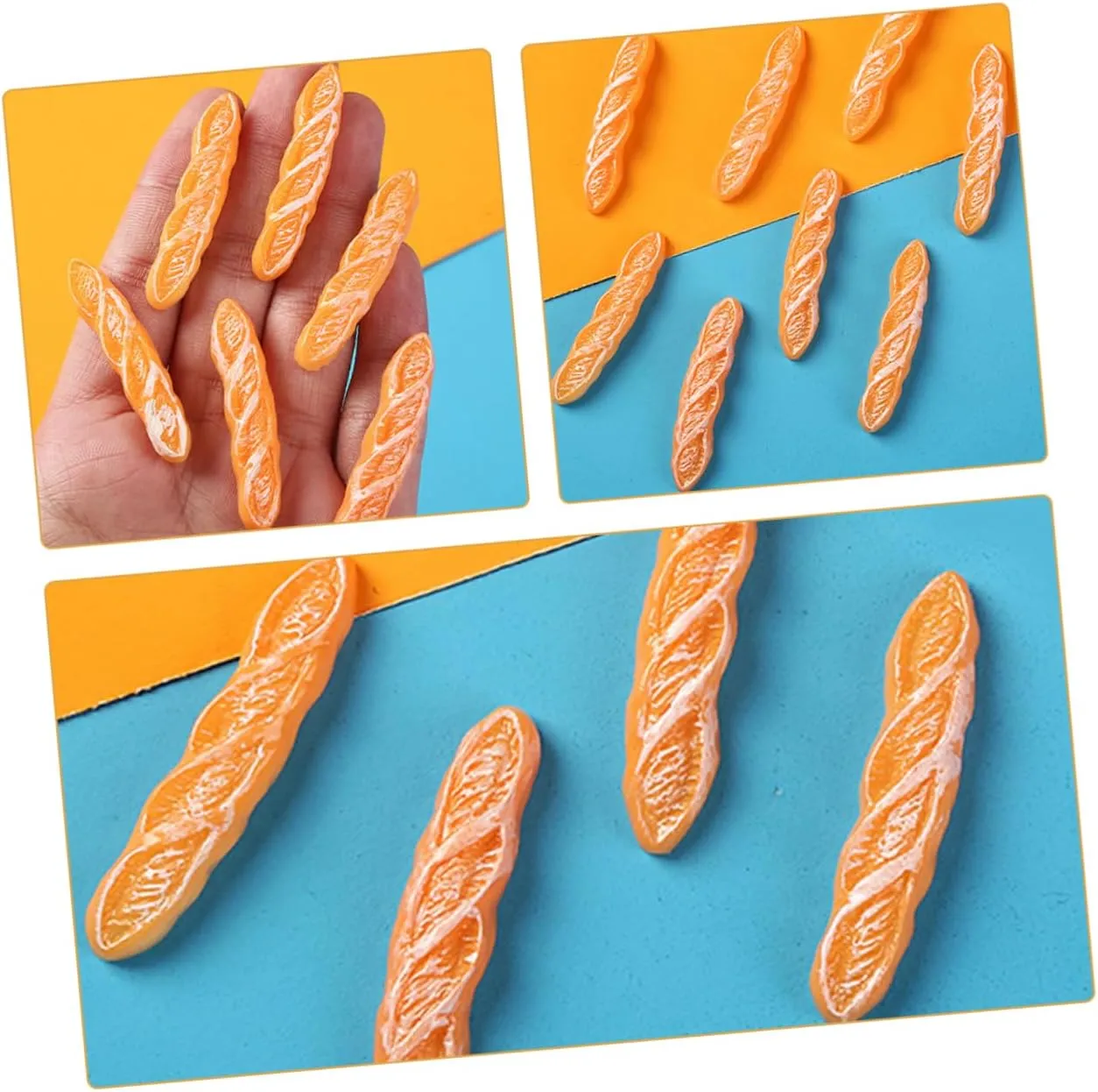 3sets 13pcs substitute packer pharmacy Miniature Bread Decor for Dollhouse Realistic Food Models for Mini House Scenes Photography Props and Versatile Decoration 13pcs*3 Yardwe 