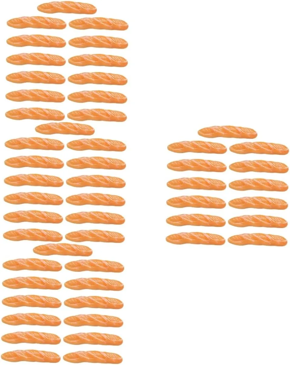 3sets 13pcs substitute packer pharmacy Miniature Bread Decor for Dollhouse Realistic Food Models for Mini House Scenes Photography Props and Versatile Decoration 13pcs*3 Yardwe 