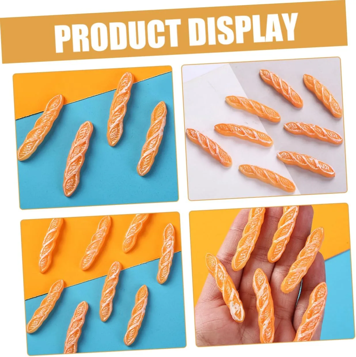 3sets 13pcs substitute packer pharmacy Miniature Bread Decor for Dollhouse Realistic Food Models for Mini House Scenes Photography Props and Versatile Decoration 13pcs*3 Yardwe 