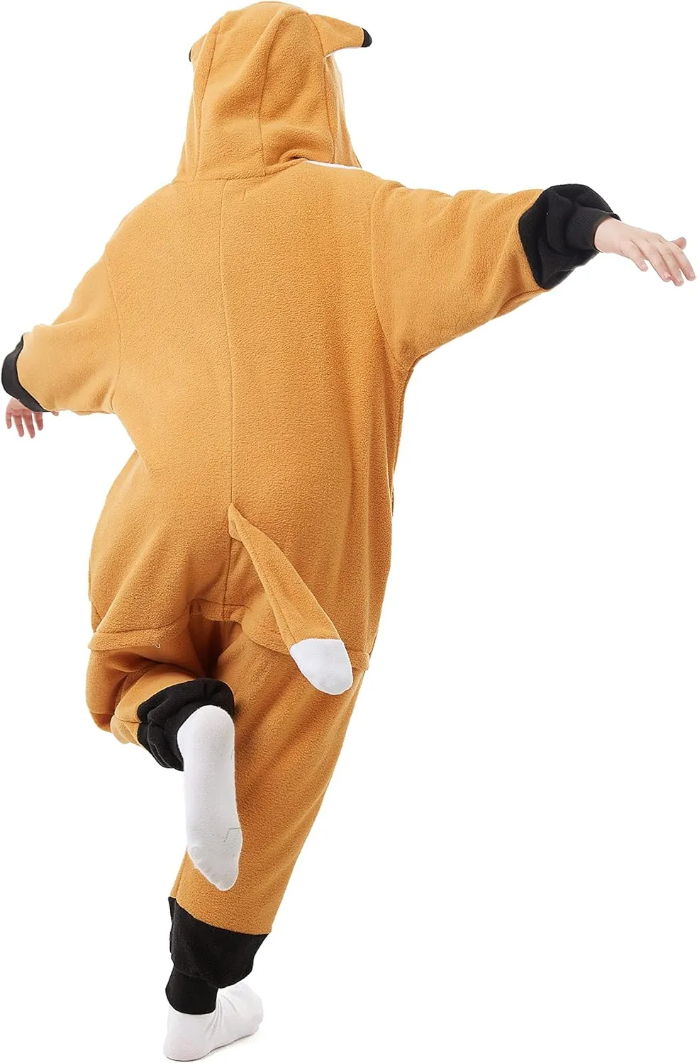 4-12 Years Girls Boys CANASOUR Fox Onesie Kids Halloween Costumes continuation persistent Indiana execute Christmas Anime Cosplay Animal One Piece Pajamas 