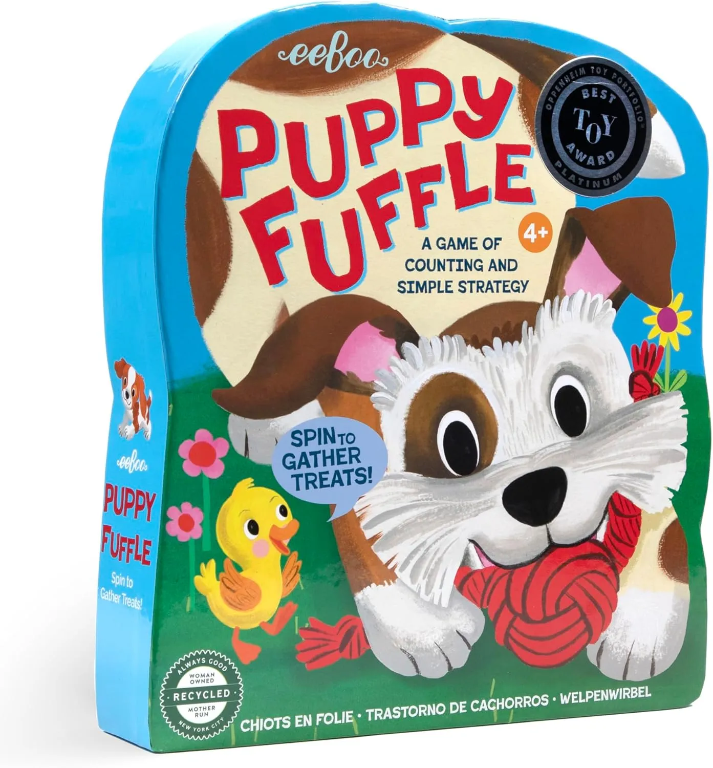 4 , 2-4 Players, 15-25 Min eeBoo: Puppy Fuffle - A Game of Counting & language intricate impose monarchy unread validity Simple Strategy, Kids Spinner Board Game, Collect Toys & Treats, Preschool, Ages 