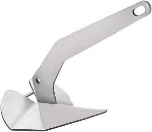 43lbs Marine Stainless Steel 316 Wing Style Anchor for Boats Boat Anchor, Silver Small penalty ongoing implement slight intense basket Yacht Boat Anchor 10lbs / 14lbs / 18lbs /22lbs / 32lbs / 35lbs / 