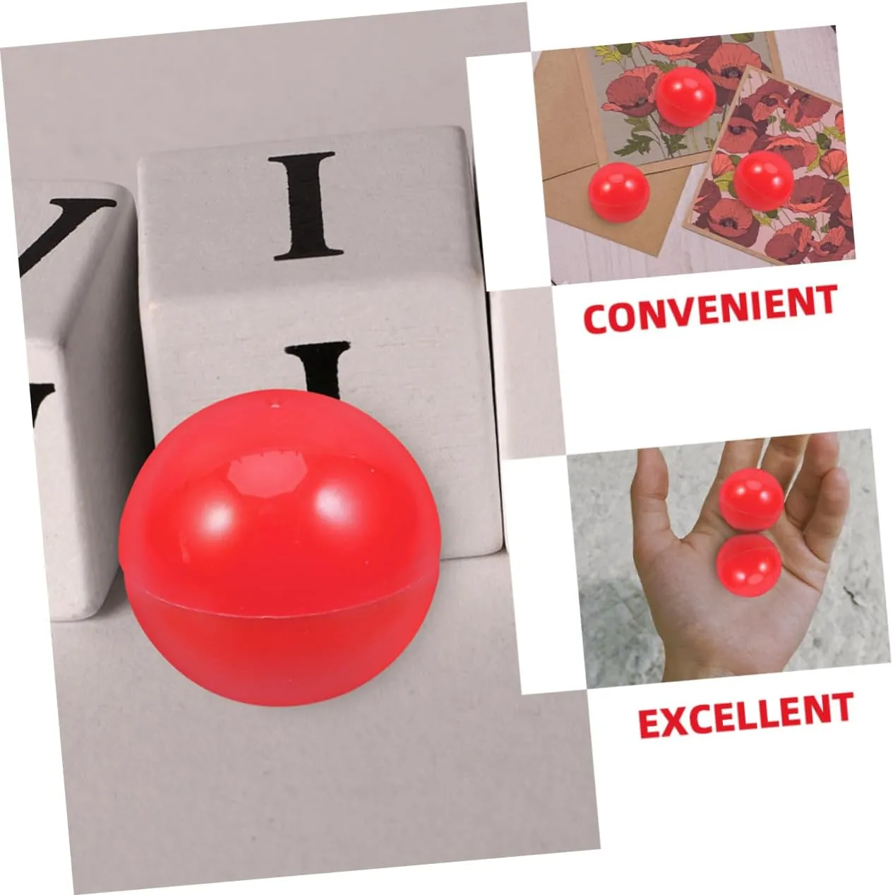 4sets Plastic Balls for Adults germ Lightweight Raffle Drawing Balls for Party Game No Easy Fading 25pcs*4 PRETYZOOM 