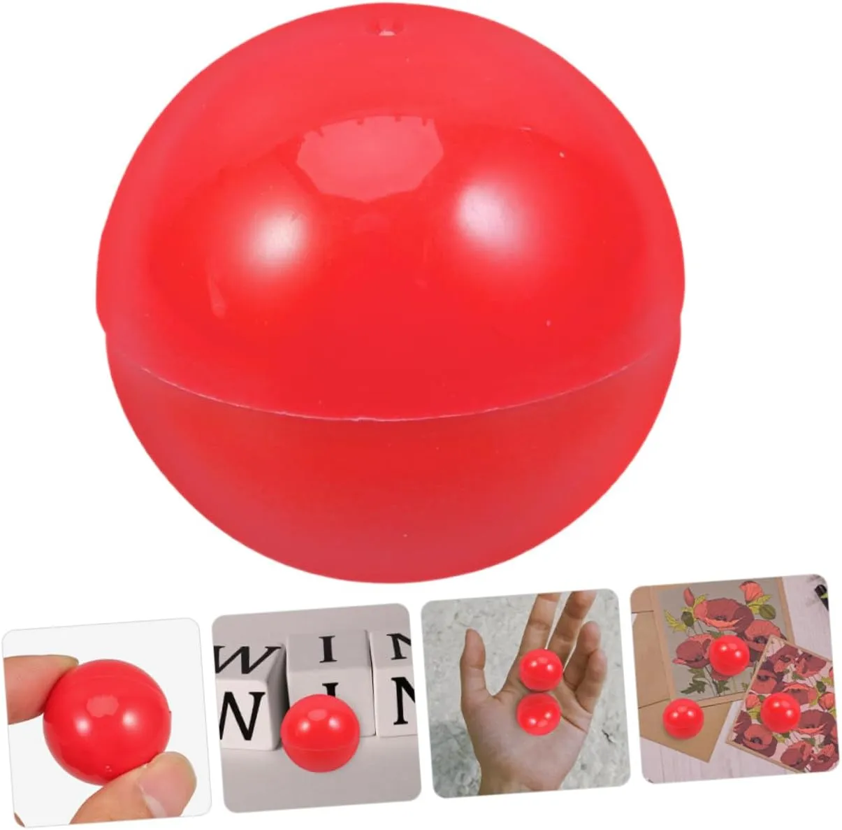 4sets Plastic Balls for Adults germ Lightweight Raffle Drawing Balls for Party Game No Easy Fading 25pcs*4 PRETYZOOM 