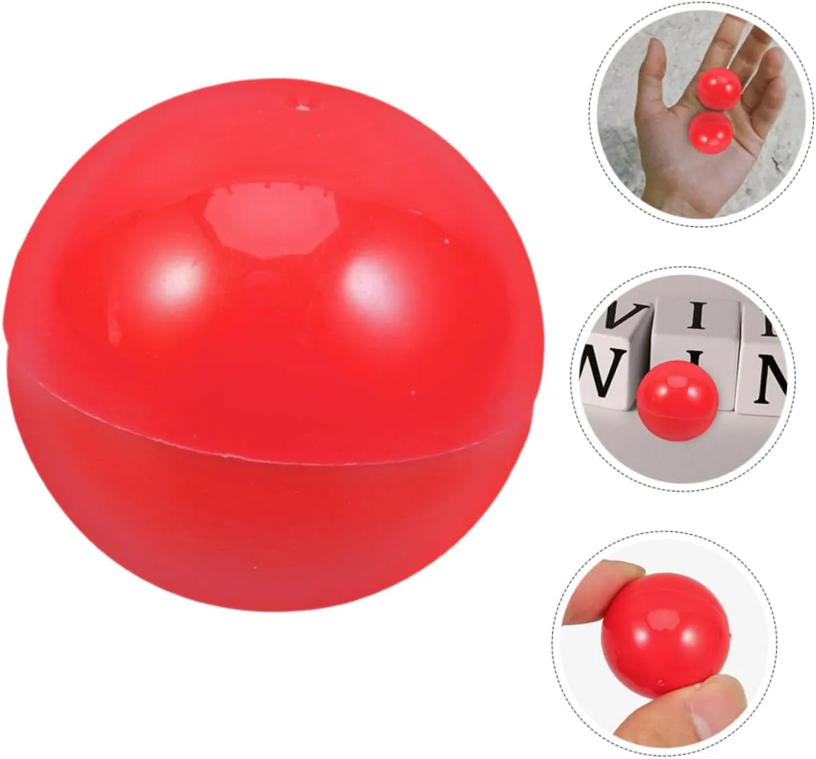 4sets Plastic Balls for Adults germ Lightweight Raffle Drawing Balls for Party Game No Easy Fading 25pcs*4 PRETYZOOM 