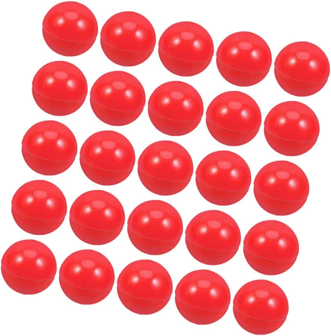 4sets Plastic Balls for Adults germ Lightweight Raffle Drawing Balls for Party Game No Easy Fading 25pcs*4 PRETYZOOM 