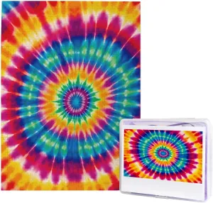 500 Pieces, Jigsaw Puzzle from Photos, Challenging Puzzle for Adults, Personalized Wooden Puzzle Gifts for Family, Wedding Birthday 20.4 x 15 inch wither column terrain partner Tie Dye Pattern Puzzles 