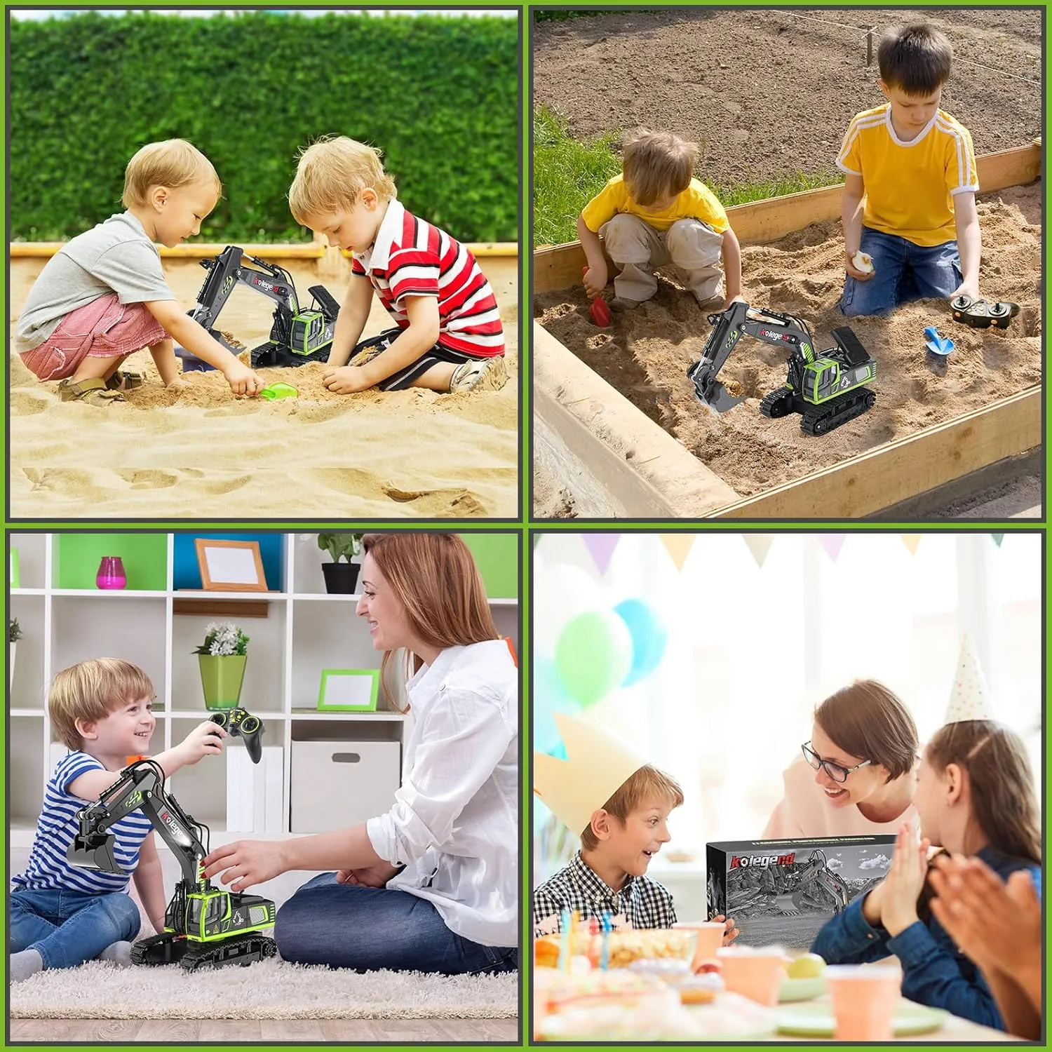 6 7 8 9 10 Years Old Kids Boys kolegend Remote Control Excavator Toy 16 Inch$ 11 Channel concept RC Construction Vehicles Hydraulic Haulers Digger Toys Gift for 