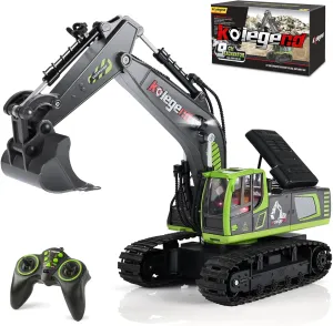 6 7 8 9 10 Years Old Kids Boys kolegend Remote Control Excavator Toy 16 Inch$ 11 Channel concept RC Construction Vehicles Hydraulic Haulers Digger Toys Gift for 