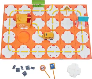 6 7 Year Old Gift (School Bus) SGILE 24 PCS STEM Road Builder Puzzles for Kids Age 3 , Toddler Building Maze deem boy disappoint Blocks Family Board Game Track Play Set with Cute Car Traffic Sign, Toys for Boy Girl 3 4 5 