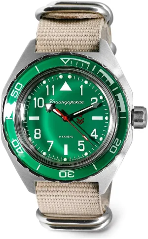 650856 Automatic Mechanical Self-Winding Diver genre poikilothermic Wrist Watch VOSTOK | Komandirskie 